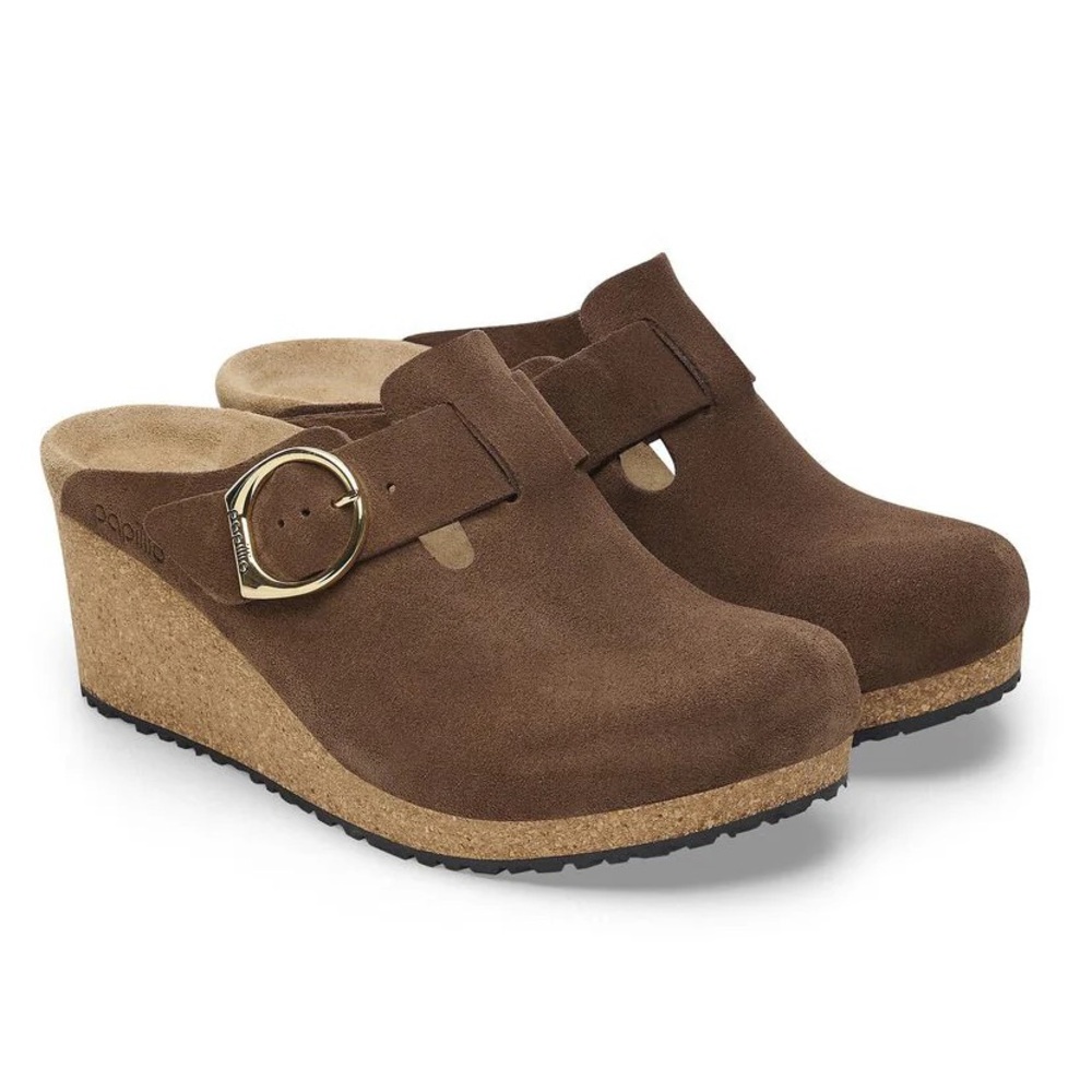 Birkenstock Brown Suede Clog / Size 8-8.5